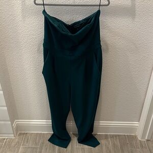 Express Dark Teal Jumpsuit